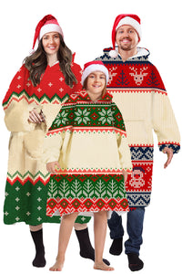 Jump Pocket Christmas Family Hoodie