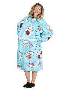 Jump Pocket Sushi Blanket Hoodie