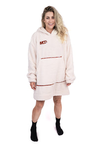 Jump Pocket MOD White Short Hoodie Blanket (for Free Bundle)