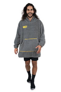 Jump Pocket MOD Gray Short Hoodie Blanket (for Free Bundle)